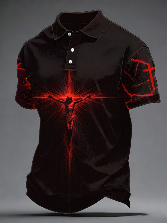 Men's Faith Print Casual Top
