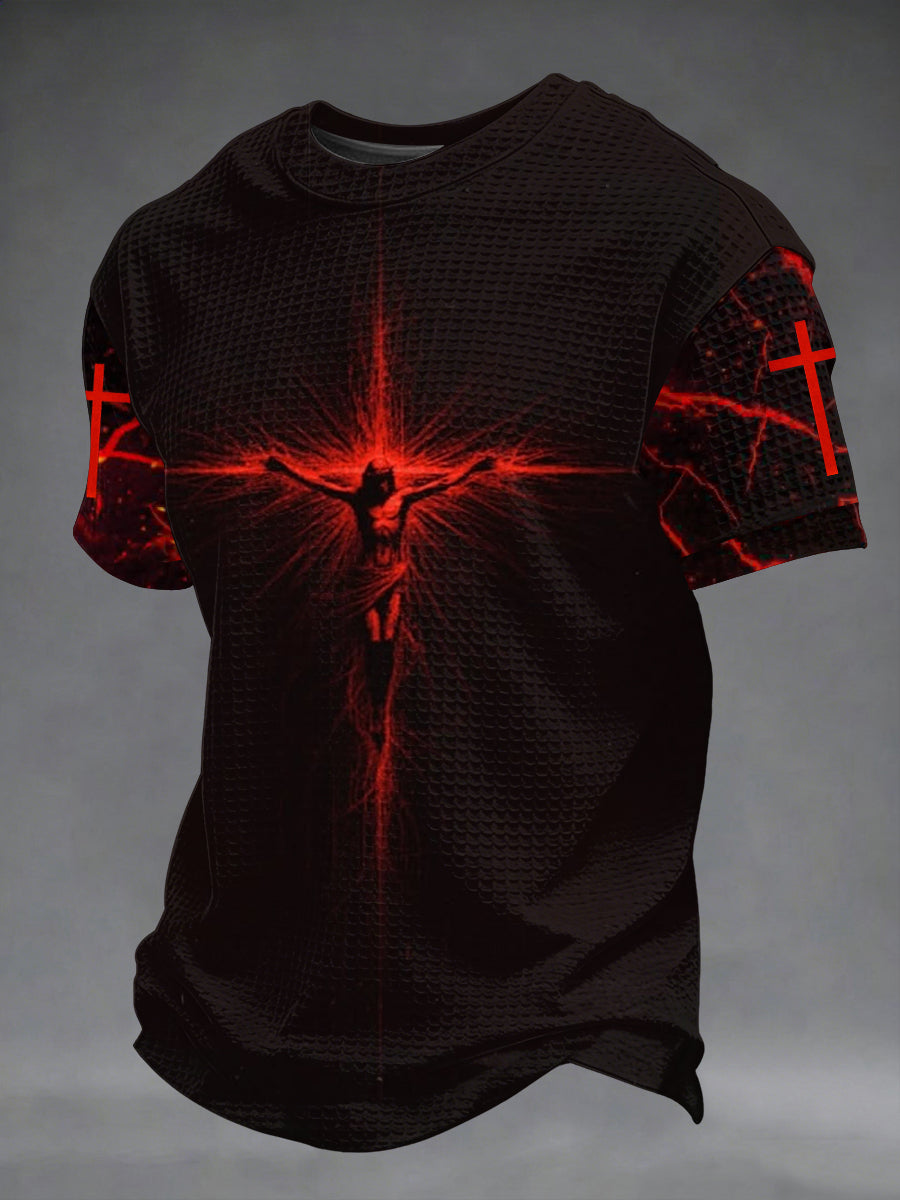 Men's Faith Printed Waffle T-shirt