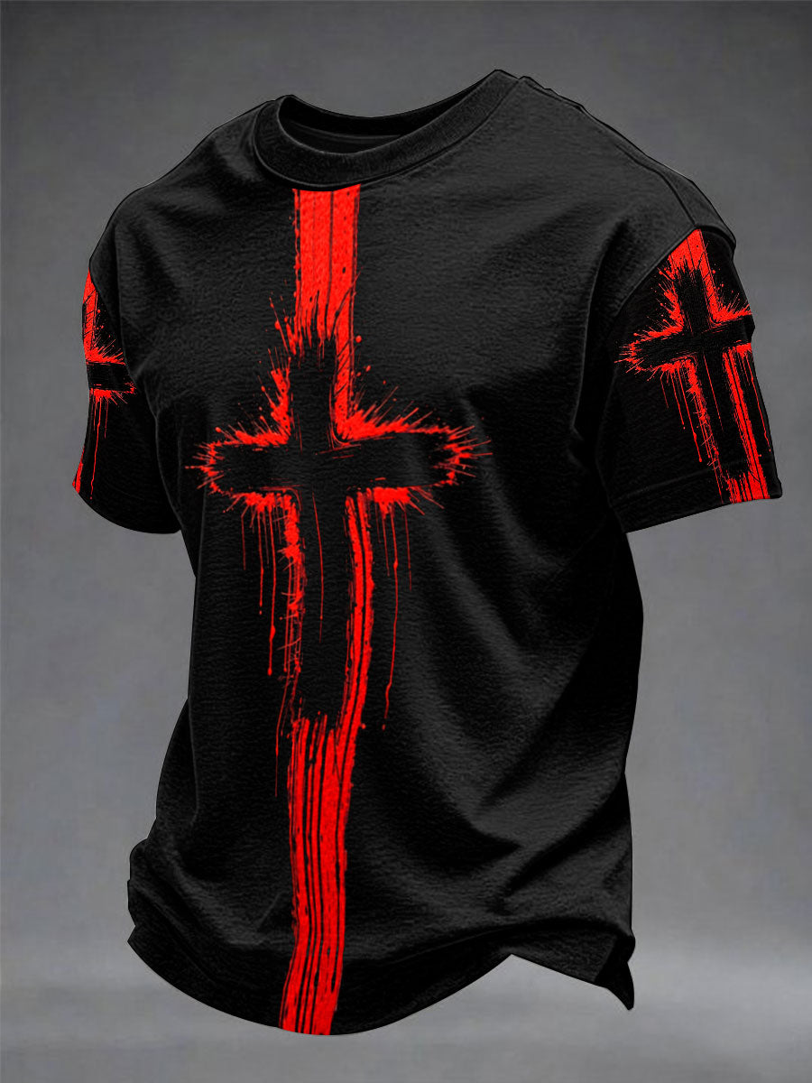 Men's Faith Printed Casual T-shirt