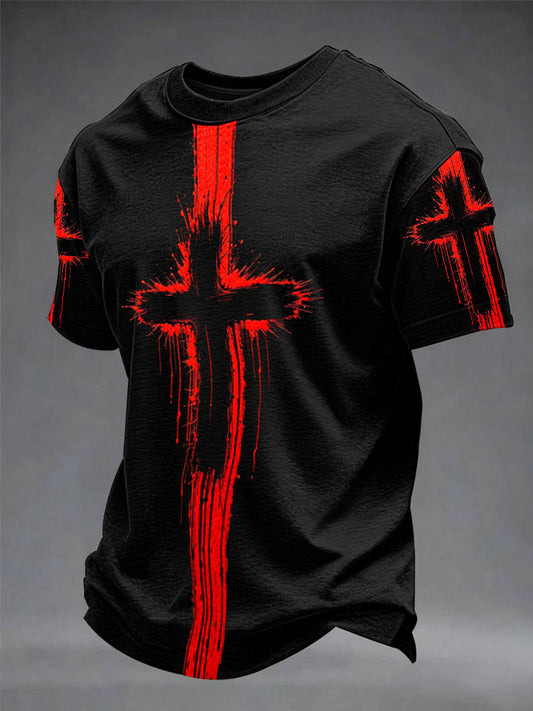 Men's Faith Printed Casual T-shirt