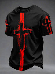 Men's Faith Printed Casual T-shirt