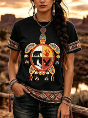 Women's Indigenous Art T-Shirt