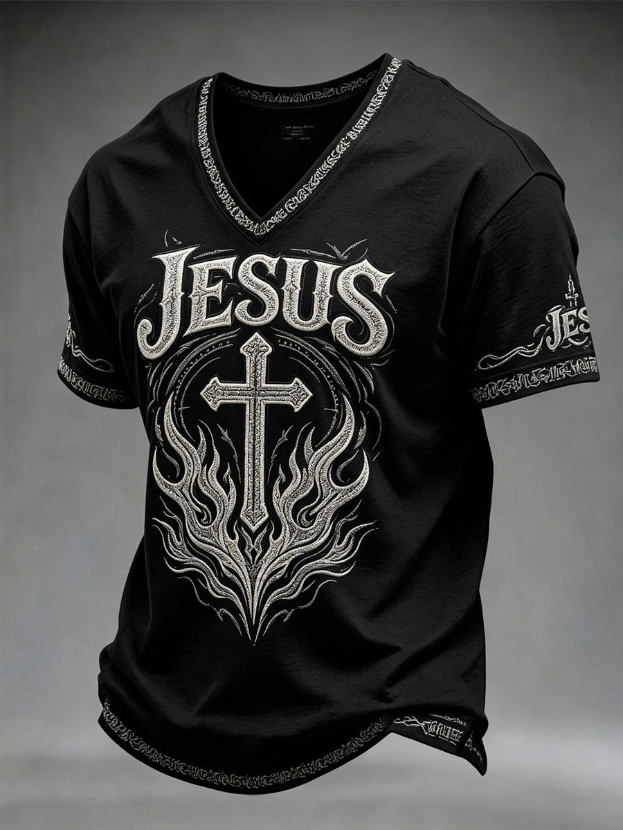 Men's Faith V-neck T-shirt
