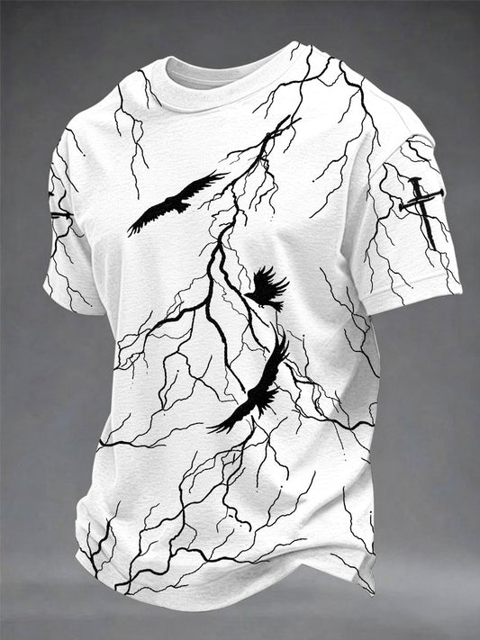 Men's Faith Print Casual Unisex T-shirt