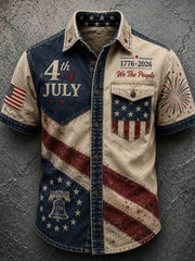 Men's 250Th Anniversary National Faith Print Shirt