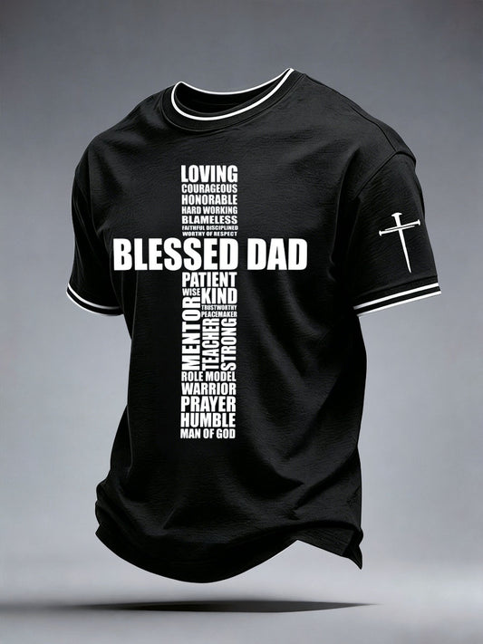 Men's Blessed Dad T-Shirt