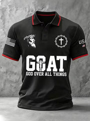 Men's Faith Print Casual Shirt