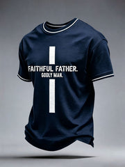 Men's Faithful Father Godly Man T-Shirt