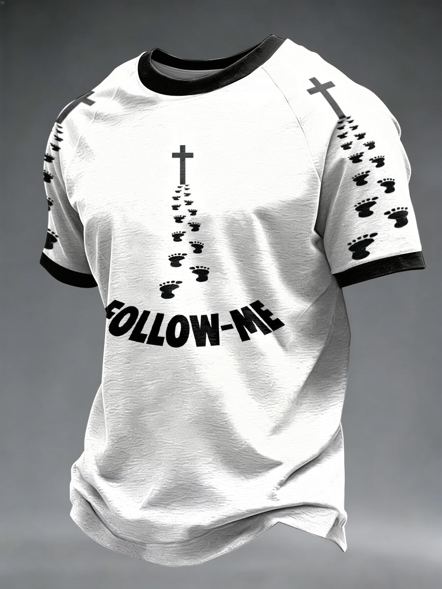 Men's Faith Printed Casual short sleeves t-shirt