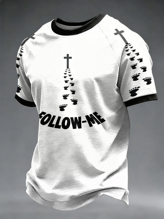 Men's Faith Printed Casual short sleeves t-shirt