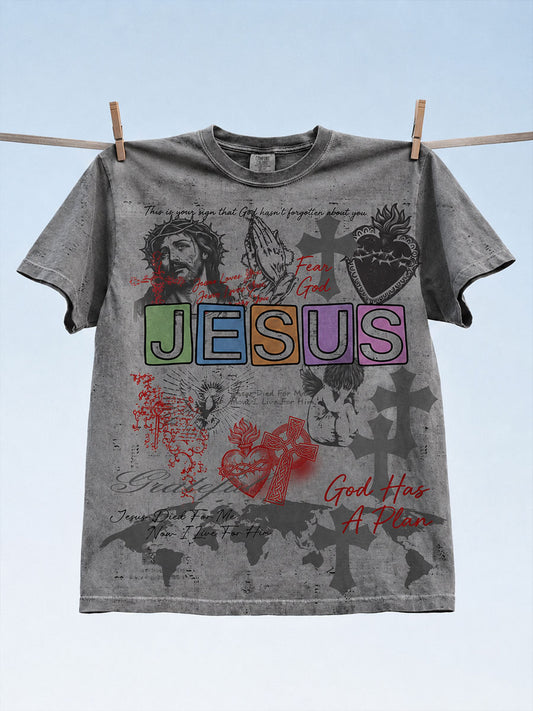 Men's Jesus Short Sleeves T-shirt