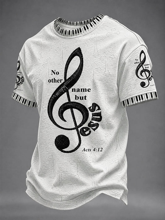 Men's “No Other Name But Jesus”Faith Casual Unisex T-shirt