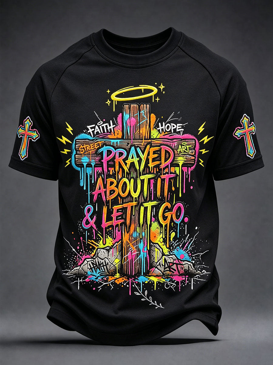 Men's 'Prayed About It & Let It Go' T-Shirts