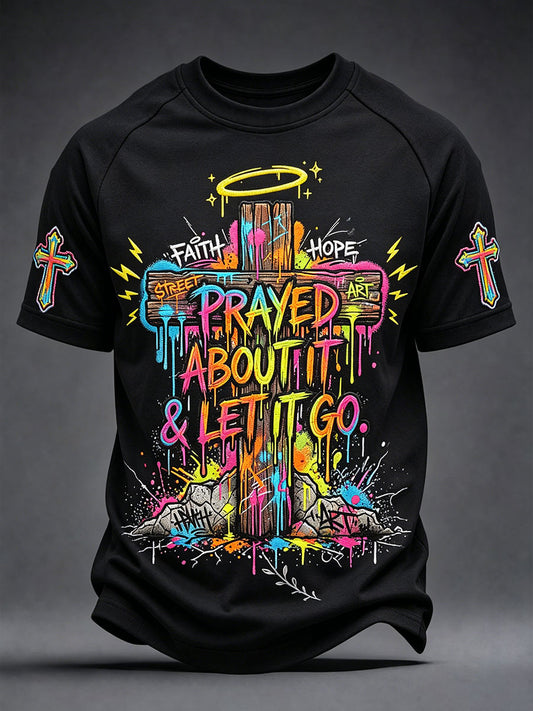 Men's 'Prayed About It & Let It Go' T-Shirts