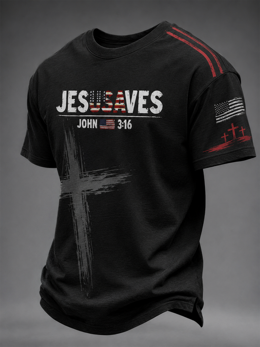 Men's Faith Printed short sleeves t-shirt
