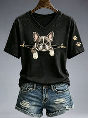 Women's Lovely French Bulldog T-Shirt