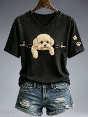 Women's Lovely Poodle T-Shirt