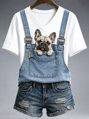 Women's Lovely French Bulldog T-Shirt