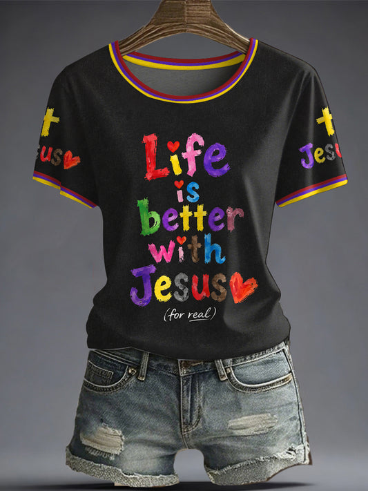 Women's Faith Printed T-shirt