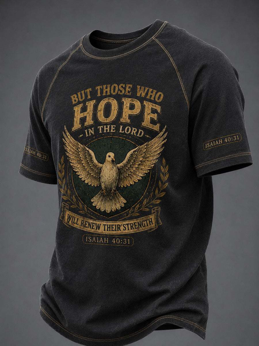 Men's Faith Printed Casual short sleeves t-shirt