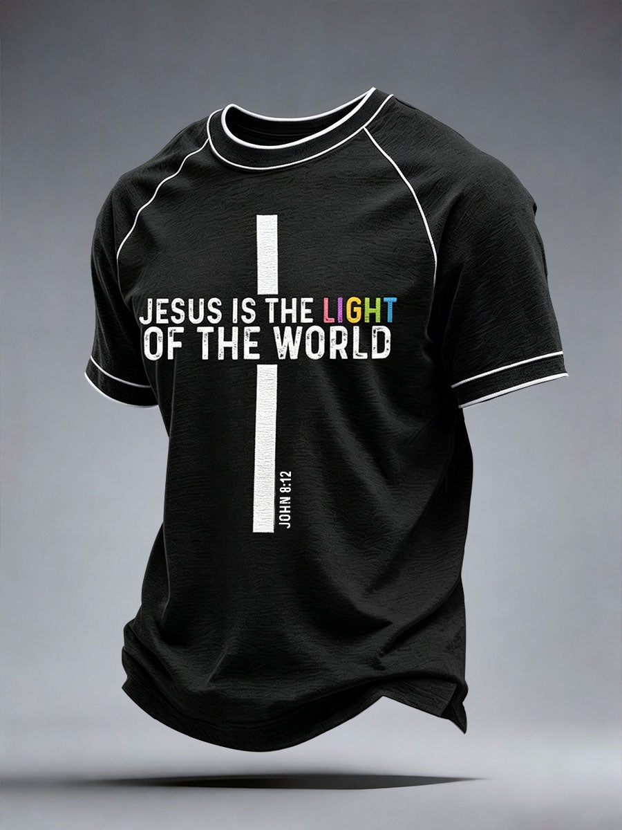 Men's Jesus Is The Light Of The World T-Shirt