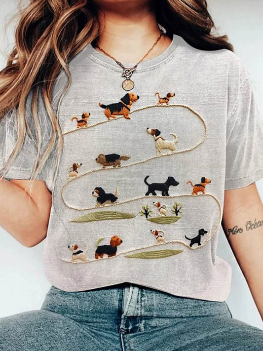 Women's short-sleeved T-shirt