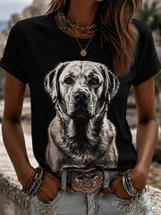 Women's Labrador Retriever Short-sleeved T-shirt
