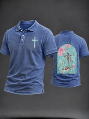 Men's faith polo shirt