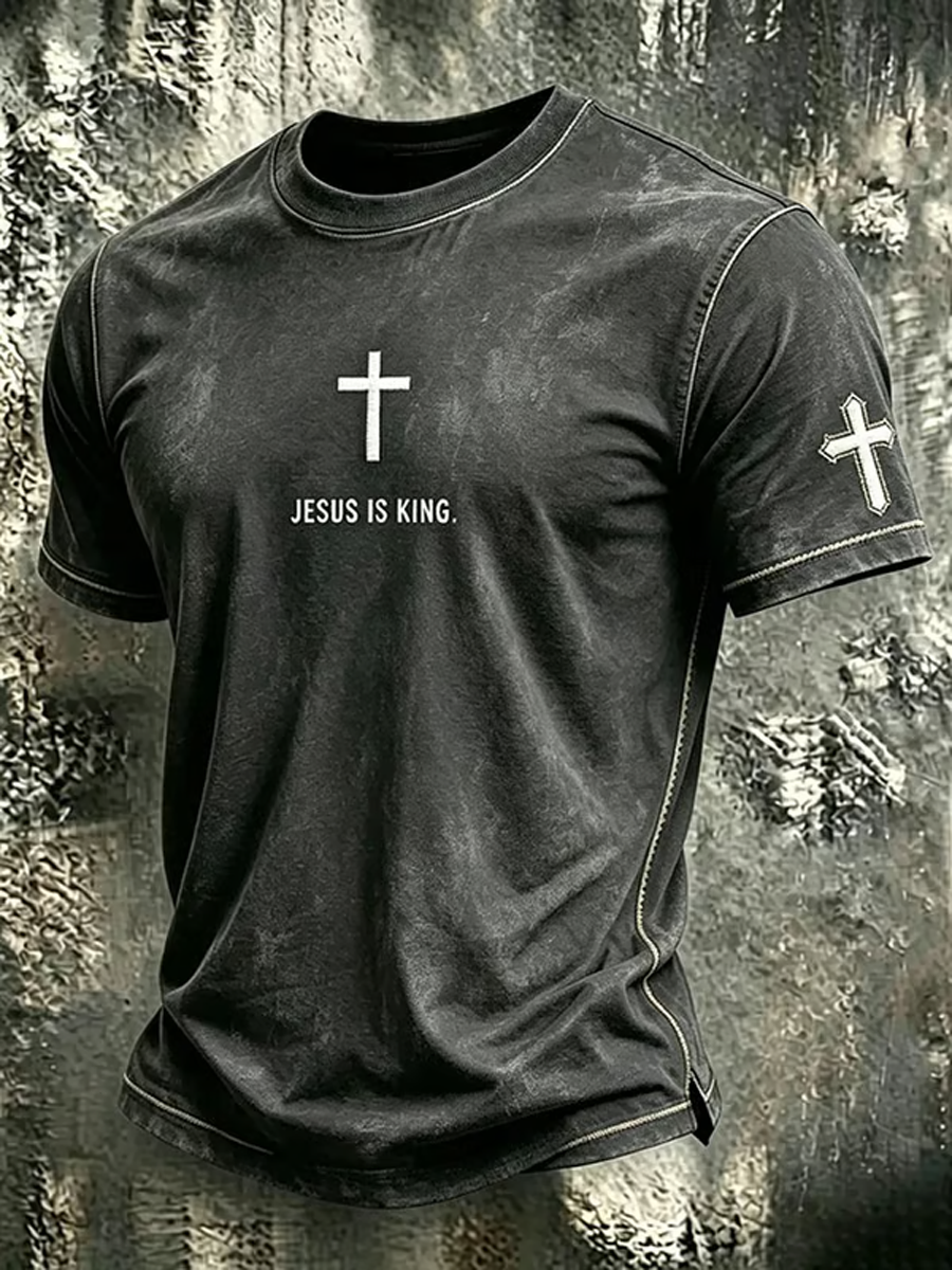Men's faith short sleeves t-shirt