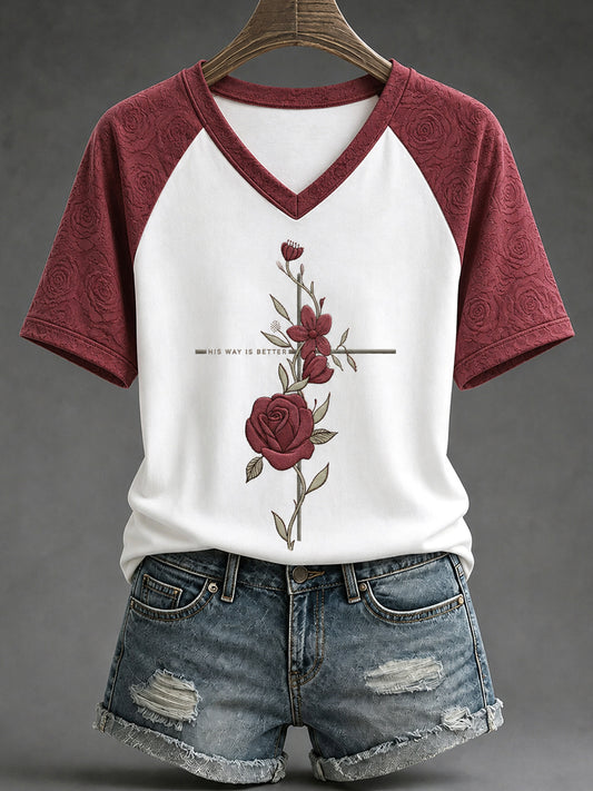 Women’s 'His Way Is Better' Printed Casual T-Shirt