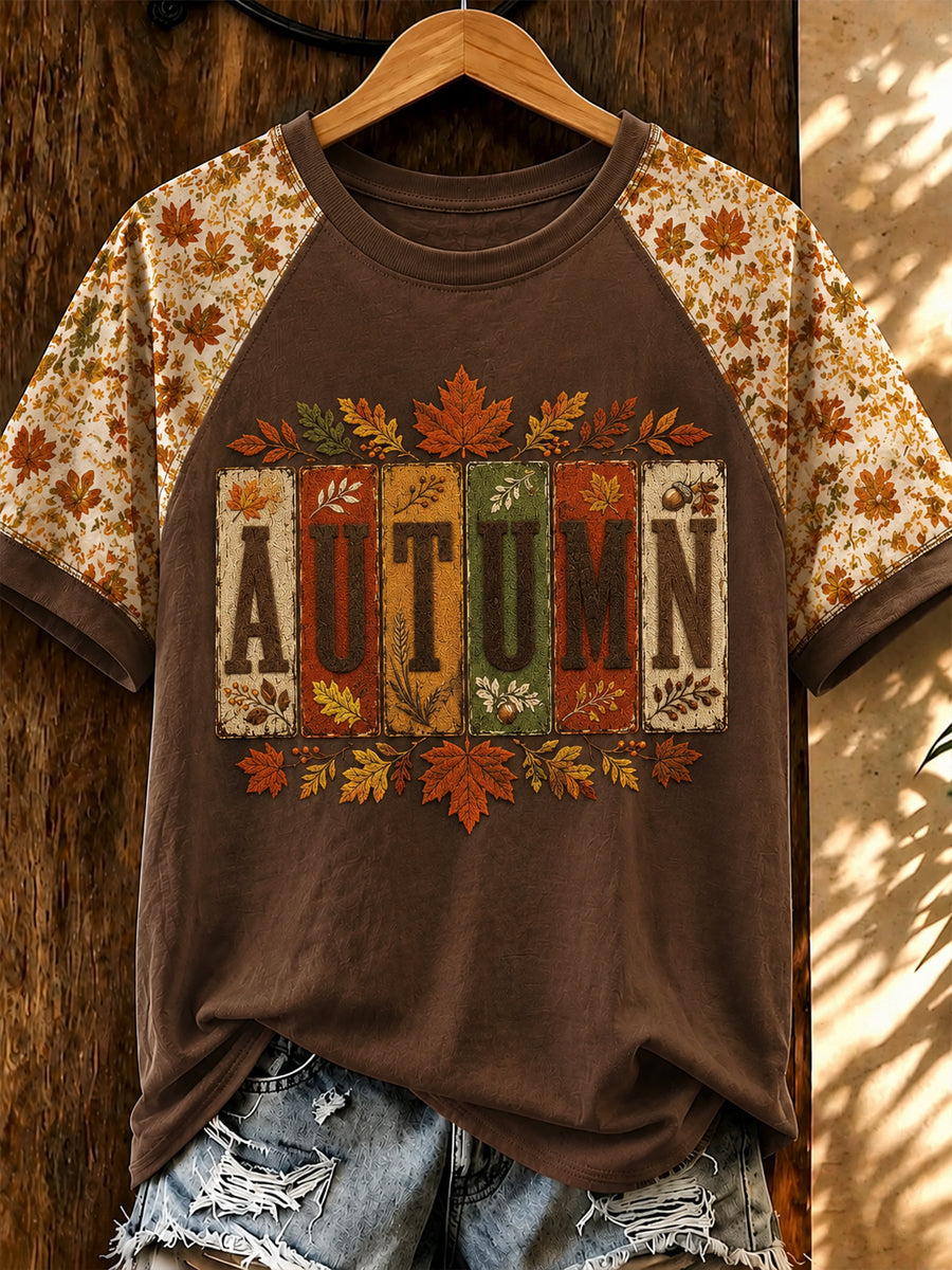 Women's Autumn Printed T-shirt