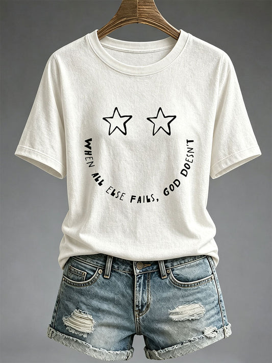 Women's When All Else Fails, God Doesn't T-Shirt