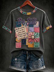 Women's Christian Be Still Short Sleeve T-shirt
