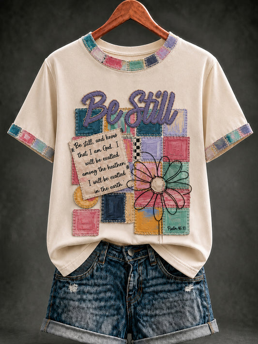 Women's Christian Be Still Short Sleeve T-shirt