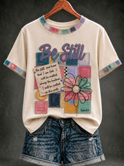 Women's Christian Be Still Short Sleeve T-shirt