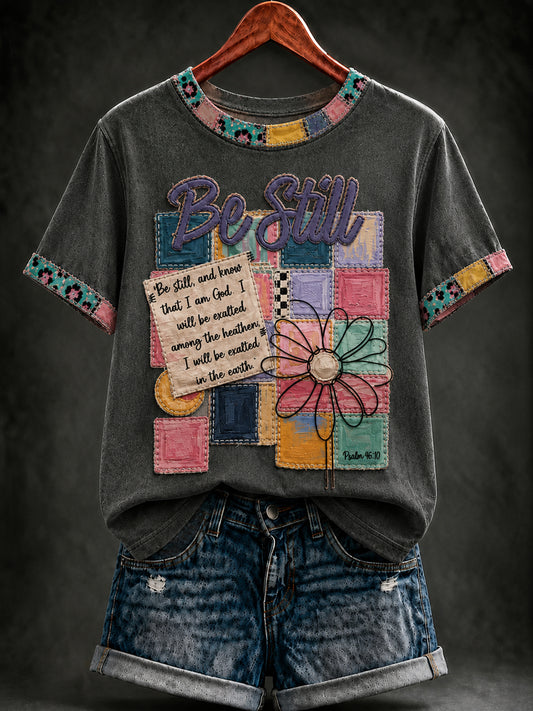 Women's Christian Be Still Short Sleeve T-shirt