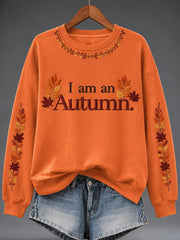 Women's Autumn Art Print Sweatshirt