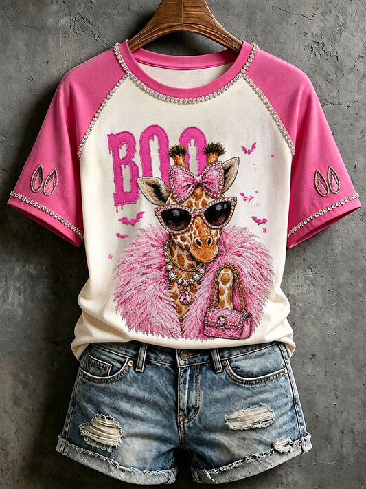 Women's BOO Giraffe T-shirts