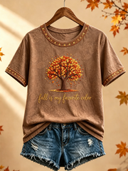 Women's Fall Is My Favorite Color short-sleeved T-shirt