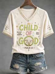 Women's Christian Child Of God Short Sleeve T-shirt