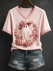 Women's Pink Halloween T-shirt