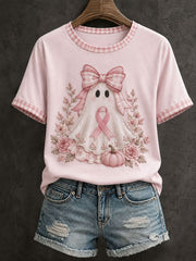 Women's Pink Halloween T-shirt