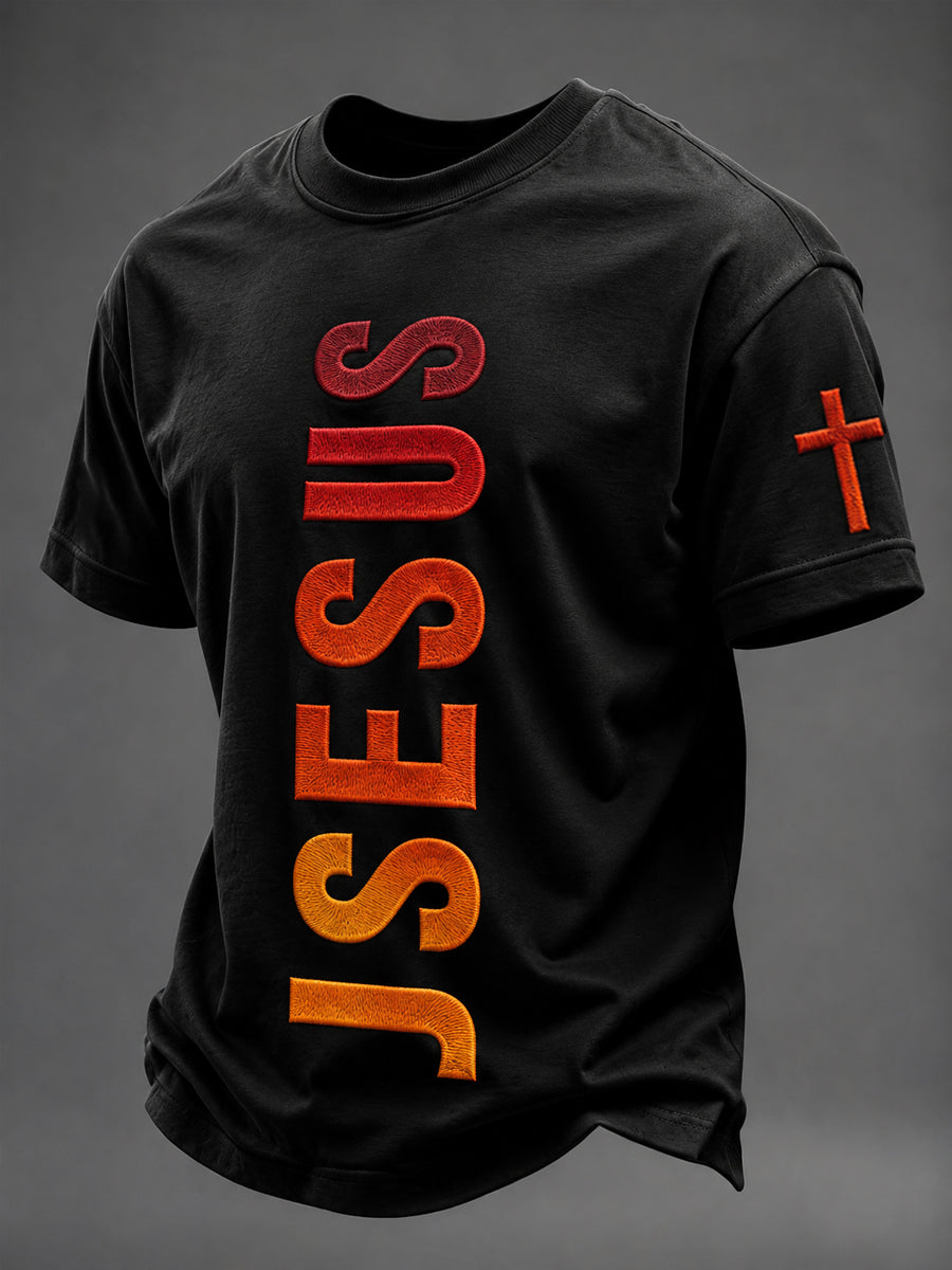 Men's JESUS Printed T-shirt