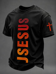 Men's JESUS Printed T-shirt