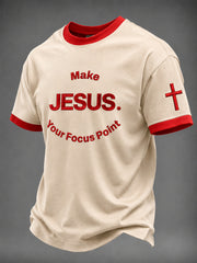 Men's JESUS Printed T-shirt
