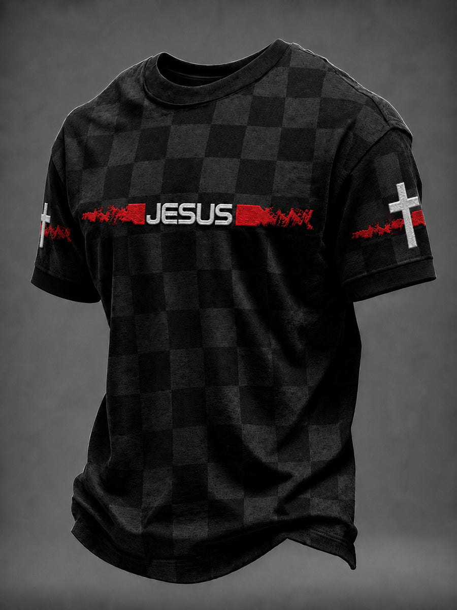 Men's JESUS Printed T-shirt