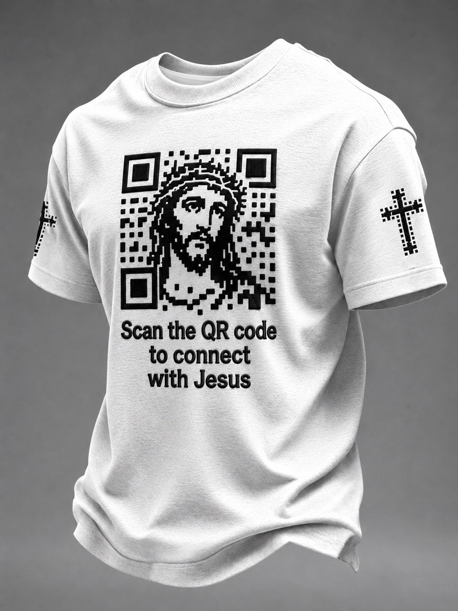 Men's JESUS Printed T-shirt