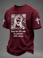 Men's JESUS Printed T-shirt