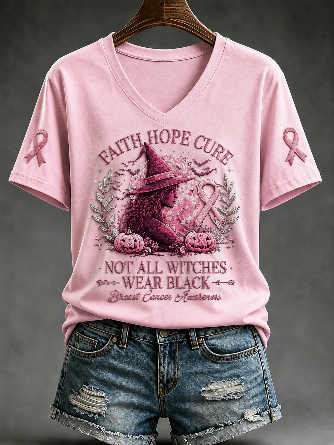 Women's In October We Wear Pink Short-sleeved T-shirt
