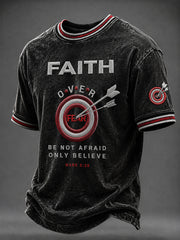 Men's “FAITH OVER FEAR” Printed T-shirt